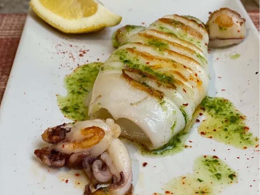 Calamar a la Plancha